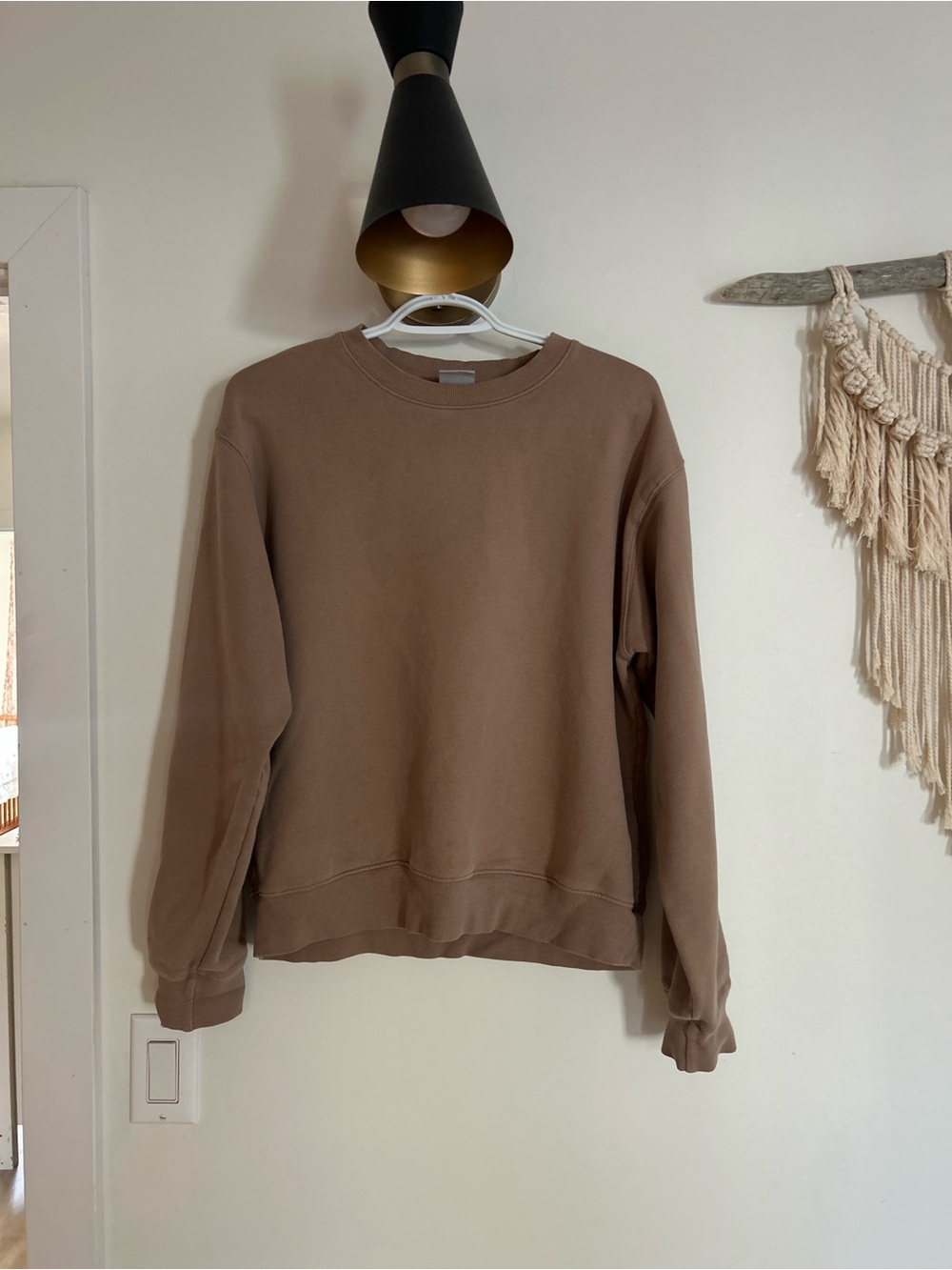 TNA Cozey fleece Crewneck Sweatshirt